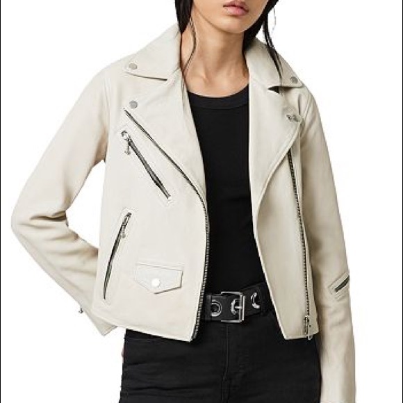 AllSaints Riley Biker leather jacket NWOT